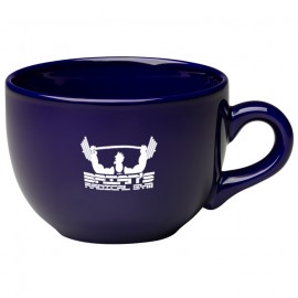 24 oz. Cobalt Blue Souper Mug with Logo