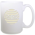 White Paul Bunyan Mug (15 Oz.) with Logo