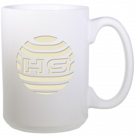 White Paul Bunyan Mug (15 Oz.) with Logo