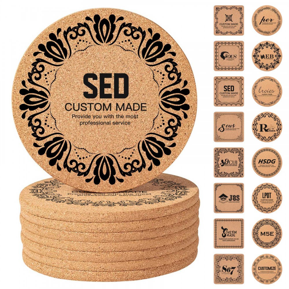 Promotional Round Cork Coasters