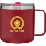 12 oz Camper - Powder (Matte Red) with Logo