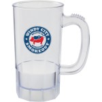 14 Oz. Polystyrene Fluted Mug with Logo