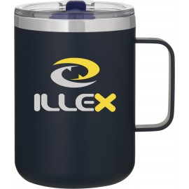 Personalized 16.9 oz Camper - Powder (Matte Navy)