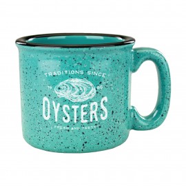 Customized 15 oz. Aqua Campfire Mug  Customized 15 oz. Aqua Campfire Mug
