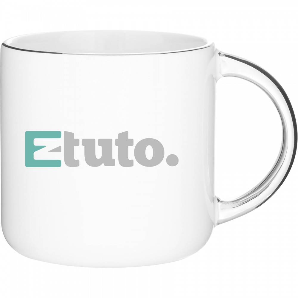 Logo Branded 14 oz Minolo - Metallic (White Platinum)