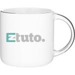 Logo Branded 14 oz Minolo - Metallic (White Platinum)