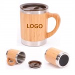 Custom 10 Oz. Wooden Coffee Mug