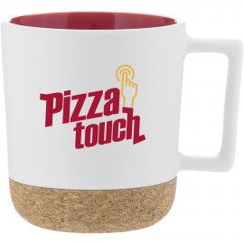 Logo Printed 12oz Iris Mug (Red)