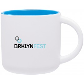 Custom 14 oz Minolo (Matte White/Sky Blue)  Custom 14 oz Minolo (Matte White/Sky Blue)