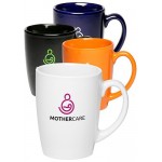 Curved Java Custom Coffee Mugs with Logo