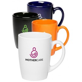 Curved Java Custom Coffee Mugs with Logo