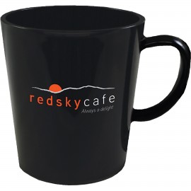 12 Oz. Plastic Latte Mug with Logo