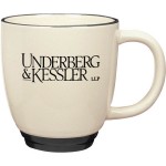 Customized 14 Oz. Heartland Bistro Almond Ceramic Mug