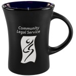 Logo Printed Slim Mug Two-Tone Matte - Cobalt