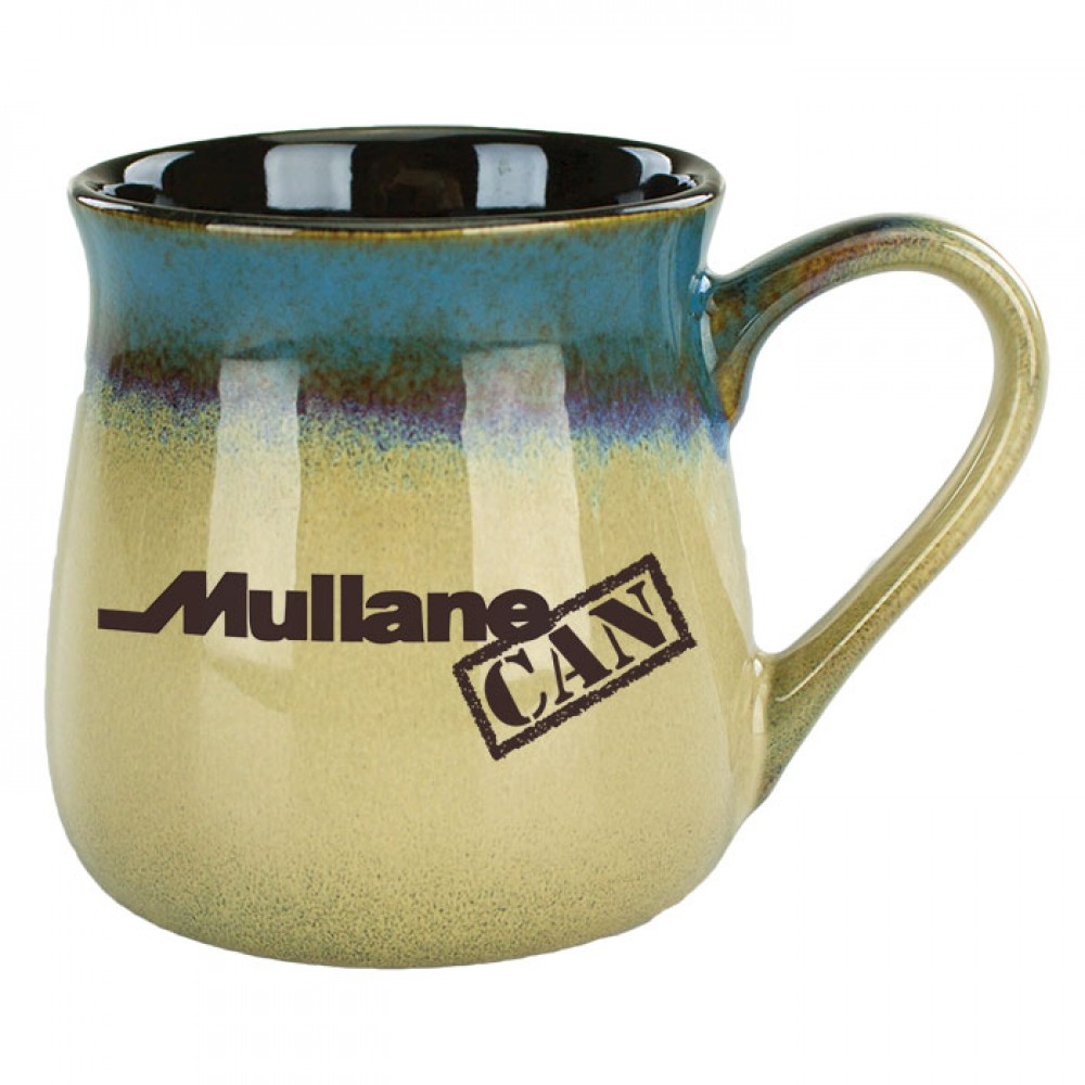 Custom 26 Oz. Tavern Blue To Tan Ceramic Mug Custom 26 Oz. Tavern Blue To Tan Ceramic Mug
