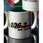 Sublimated Two-Tone Mug Green Inside (11 Oz.) Logo Printed