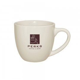 9 Oz. Natural Cappuccino Ceramic Mug with Logo