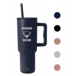 Logo Branded Simple Modern Trek Tumbler 40oz with Handle and Straw Lid
