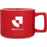 Logo Branded 12 oz Helio (Matte Red)