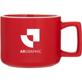 Logo Branded 12 oz Helio (Matte Red)