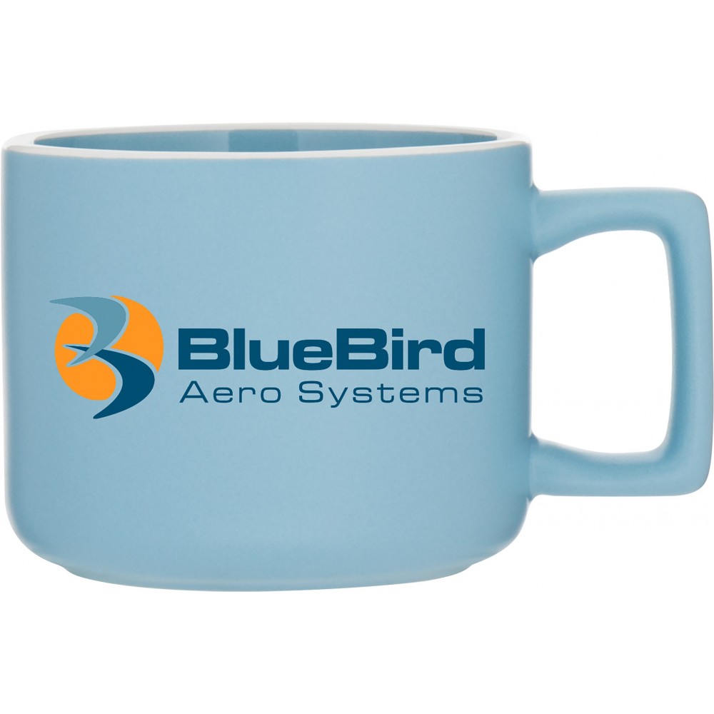 Logo Branded 12 oz Helio (Matte Carolina Blue) Logo Branded 12 oz Helio (Matte Carolina Blue)