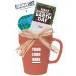 Logo Printed 14 oz. Earth Day Gift Mug