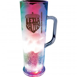 Promotional 22 Oz. Plastic Light-Up Frankfurt Mug