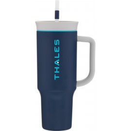 40 oz Owala Tumbler (High Tide) with Logo