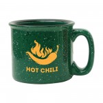 Personalized 15 oz. Green Campfire Mug
