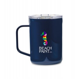 Customized Corkcicle Coffee Mug - 16 oz. - Gloss Navy