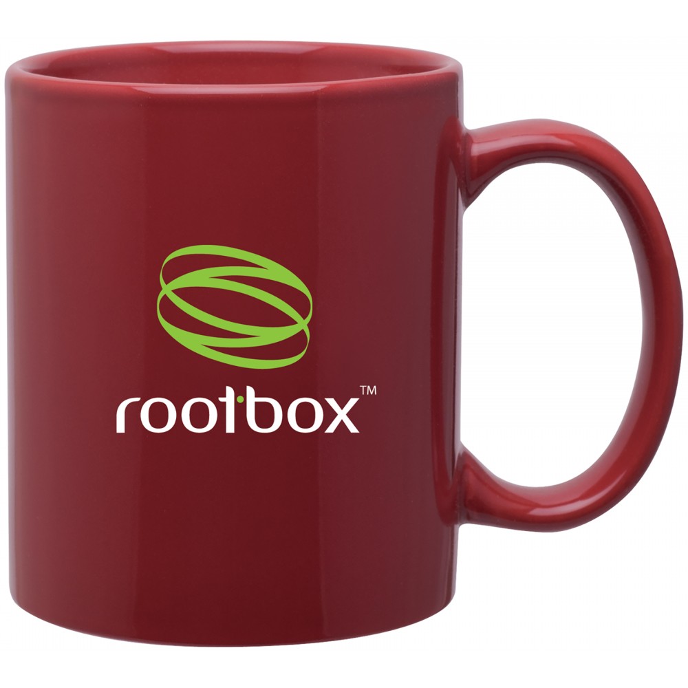 Custom Branded 11oz C-Handle Mug (Cardinal) Custom Branded 11oz C-Handle Mug (Cardinal)