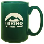 Green Paul Bunyan Mug (15 Oz.) with Logo