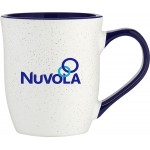 Custom Branded 15oz Delmar Mug (Matte White & Glossy Cobalt Blue)