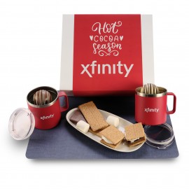Promo Revolution - S'more Cocoa Gift Set in Gift Box with Logo