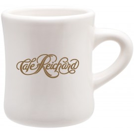 10 oz Diner (Natural White) with Logo