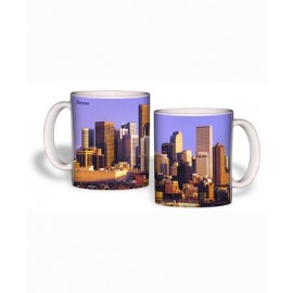 Customized White Mug (15 Oz., Denver Skyline Mug Sublimated)  Customized White Mug (15 Oz., Denver Skyline Mug Sublimated)