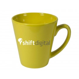 12 Ounce Lemon Funnel Mug with Logo  12 Ounce Lemon Funnel Mug with Logo