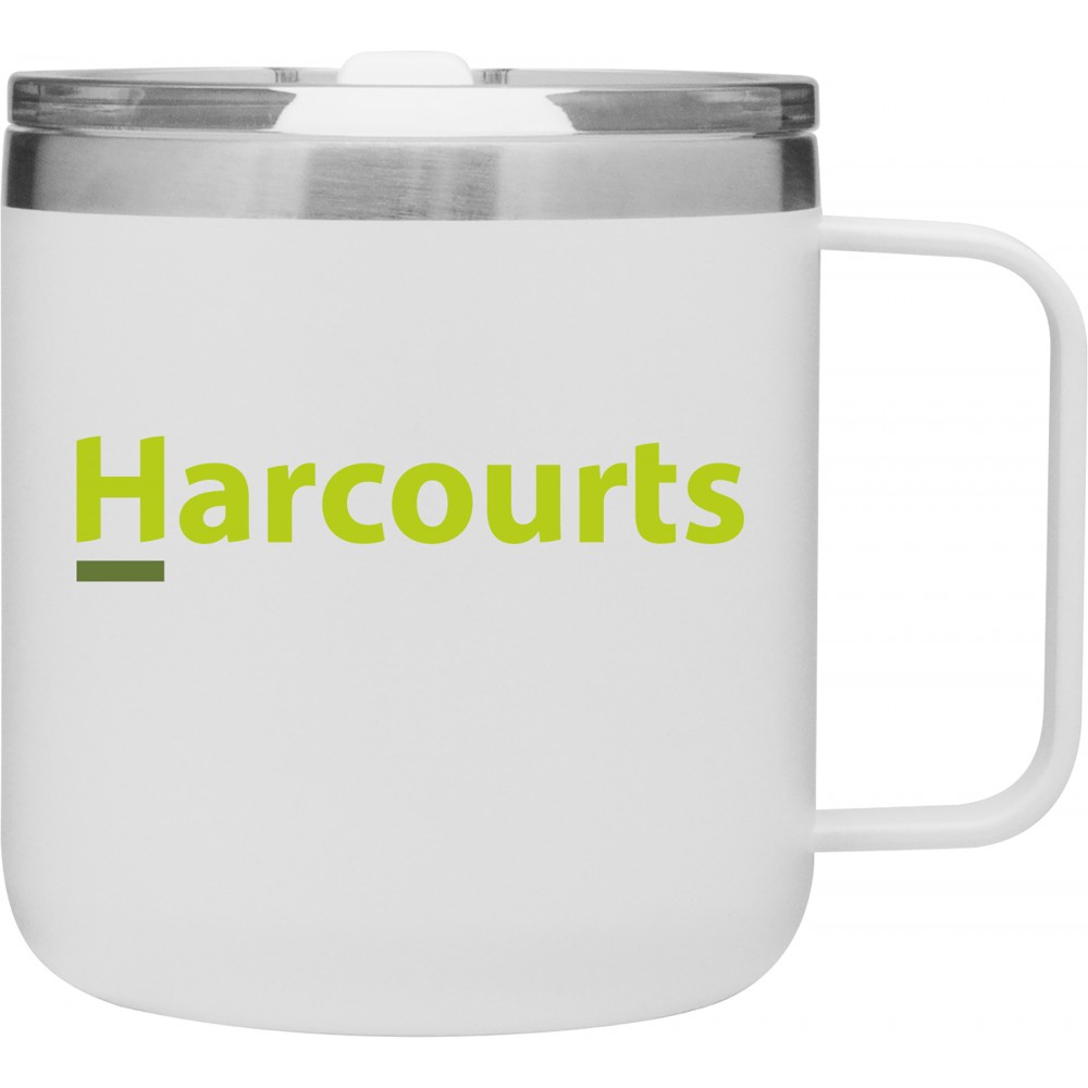 12 oz Camper (Matte White) with Logo 12 oz Camper (Matte White) with Logo