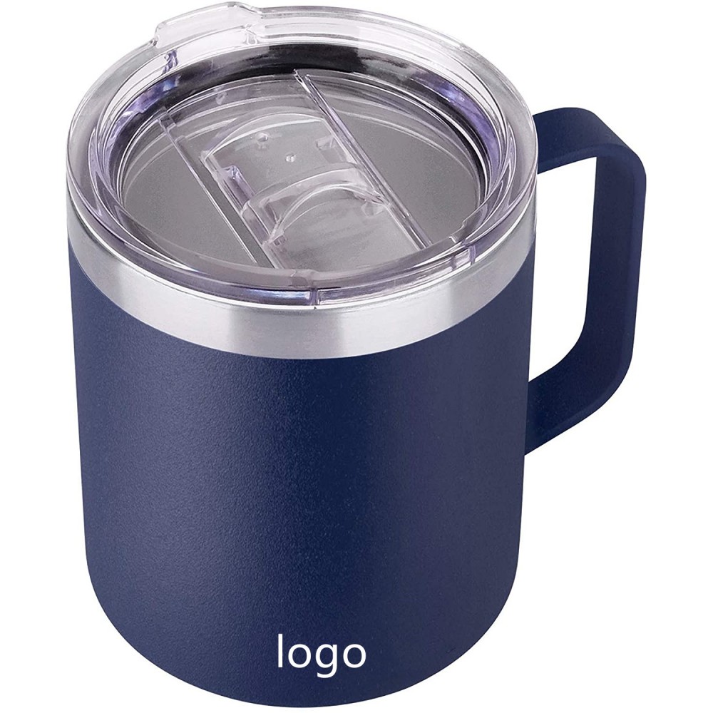 Vacuum Insulated Camping Mug with Lid with Logo