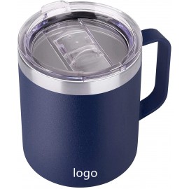 Personalized Vacuum Insulated Camping Mug with Lid