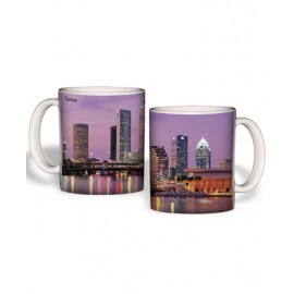 Personalized White Mug (11 Oz., TAMPA Skyline Mug)  Personalized White Mug (11 Oz., TAMPA Skyline Mug)