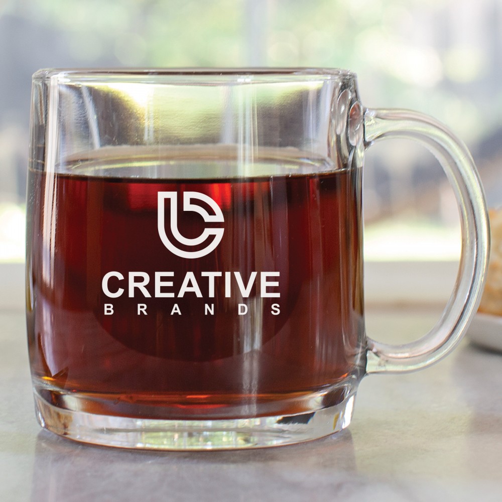 Custom Branded 13 Oz. Nordic Warm Beverage Glass Mug Custom Branded 13 Oz. Nordic Warm Beverage Glass Mug