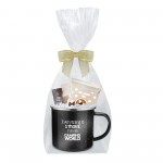 Promo Revolution - 16 Oz. Specked Camping Mug Deluxe Gift Set w/S'mores & Hot Cocoa with Logo