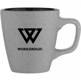 12oz Luca Mug - Matte Gray (Black) with Logo