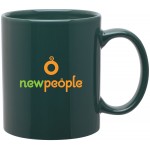 11 oz C-Handle (Green) with Logo