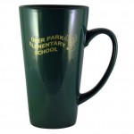 16 oz. Green Funnel Tall Latte Mug with Logo