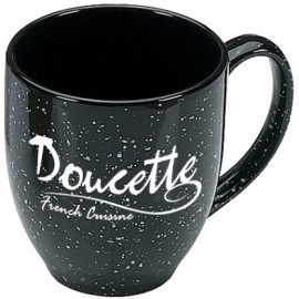 Promotional 16 oz. Black Stone Bistro Mug