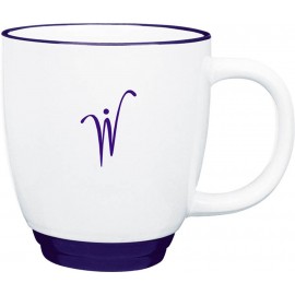Custom 14 Oz. Heartland Bistro White Ceramic Mug
