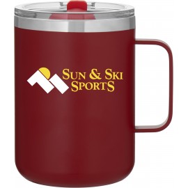 16.9 oz Camper - Powder (Matte Red) with Logo