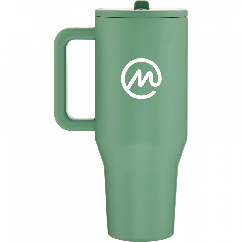 40 oz Hydrojug Traveler (Sage) with Logo